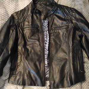 Leather jacket